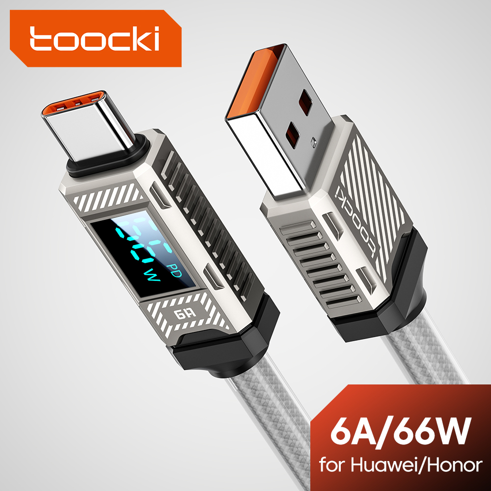 Usb Data Cable - Toocki PD 66W USB C Cable