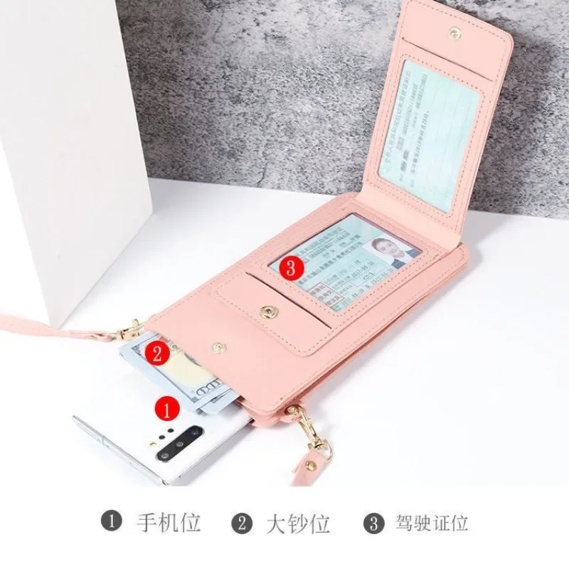 Phone Accessories Pouch - Crossbody Mobile Phone Bag for Women
