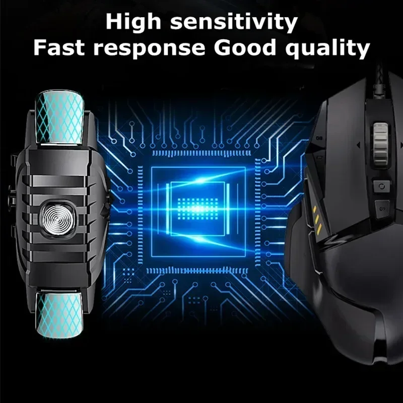 2pcs ABS Mobile Phone Gamepad  - огляд і ціна Gaming Trigger Phone