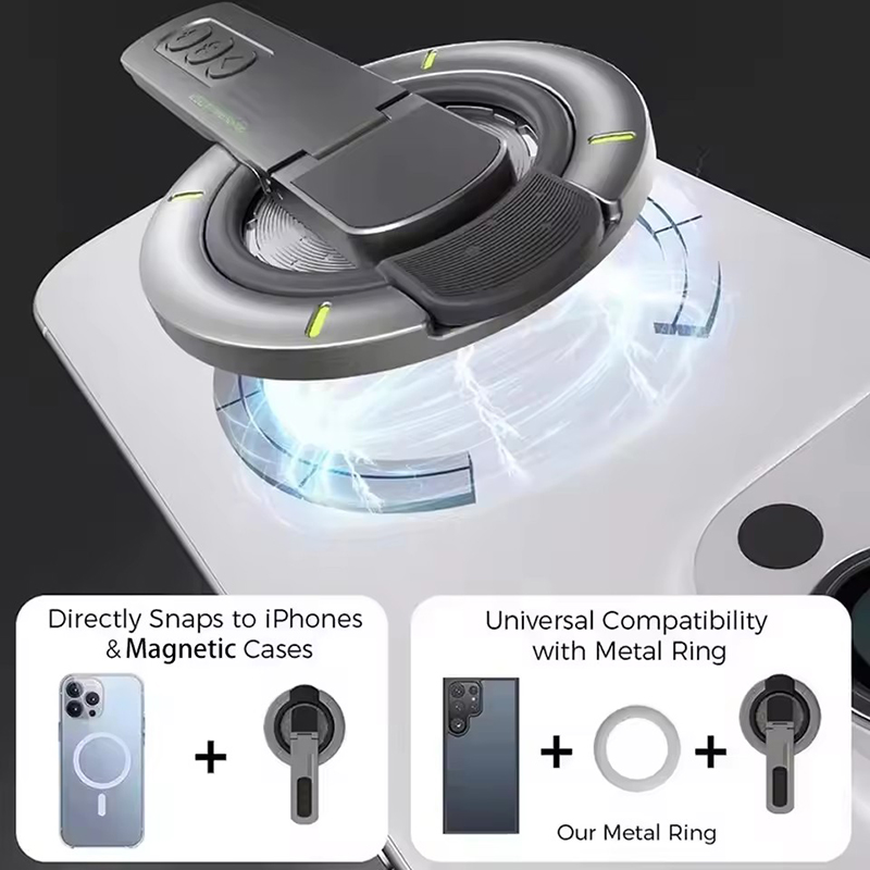 Double Sided Magnetic Finger R - огляд і ціна Phone Accessories For Men