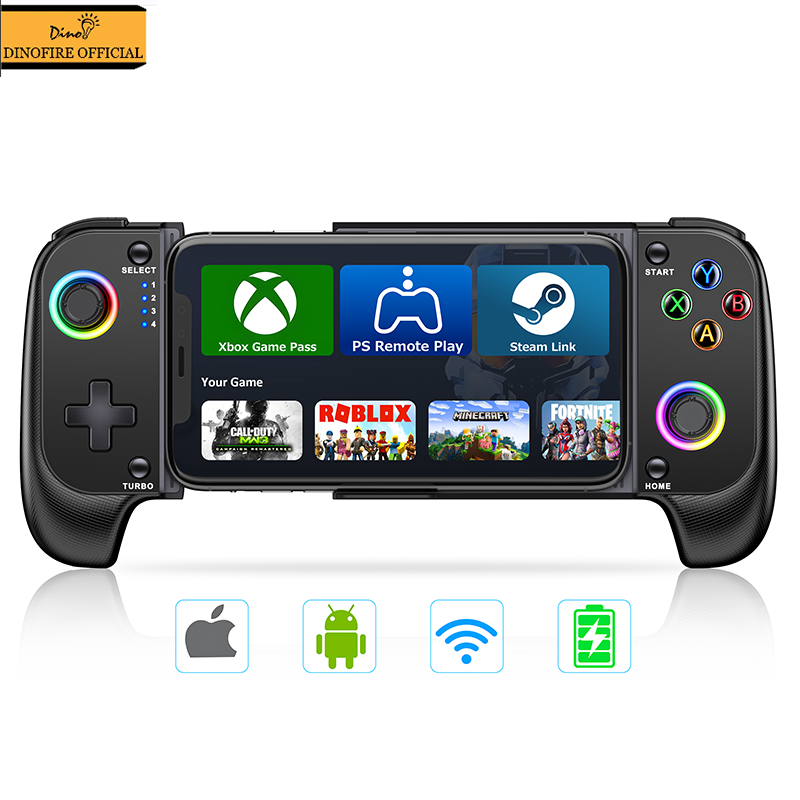 DinoFire Cell Phone Gamepad Jo - огляд і ціна Gaming Trigger Phone