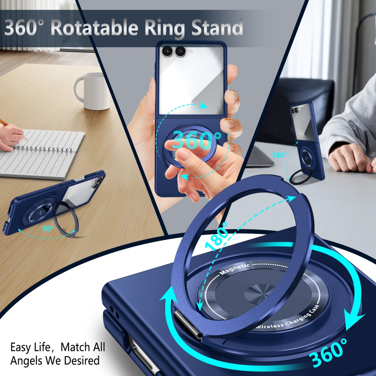 Magnetic Metal Rotate Ring Hol - огляд і ціна Phone Ring Holder