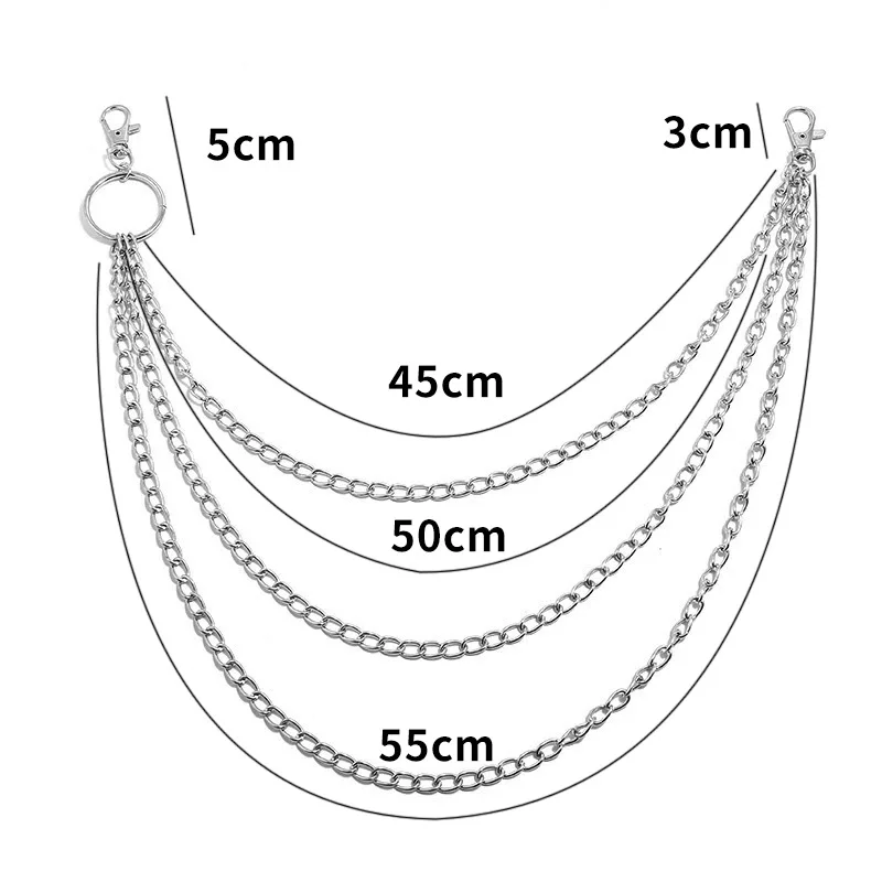 Layer Metal Belt Chain Punk Ho - огляд і ціна Phone Accessories For Men