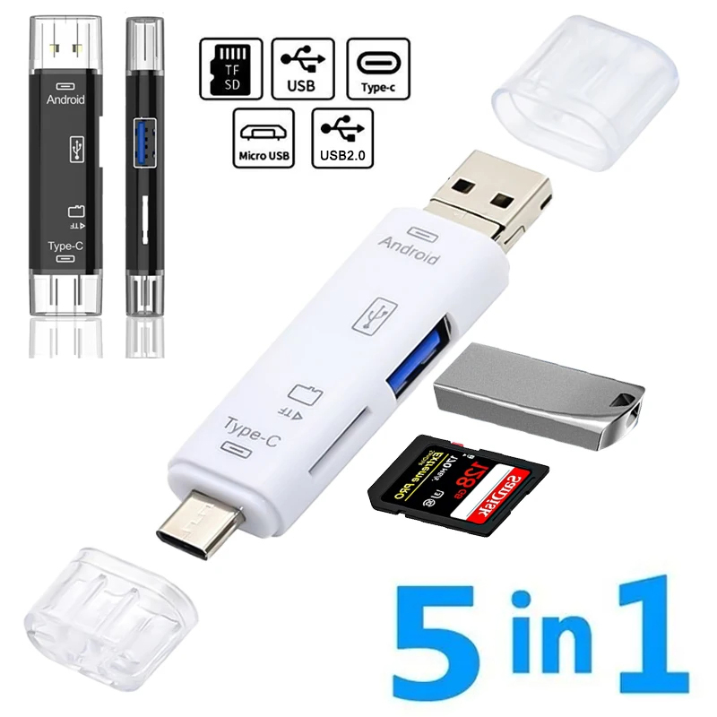 5 in 1 Multifunction Usb 2.0 T - огляд і ціна Micro Sd Card
