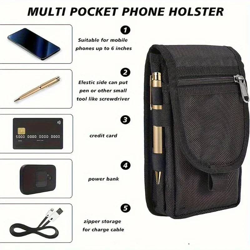  6.3 Inch Bag Multi-Functiona - огляд і ціна Phone Accessories Pouch