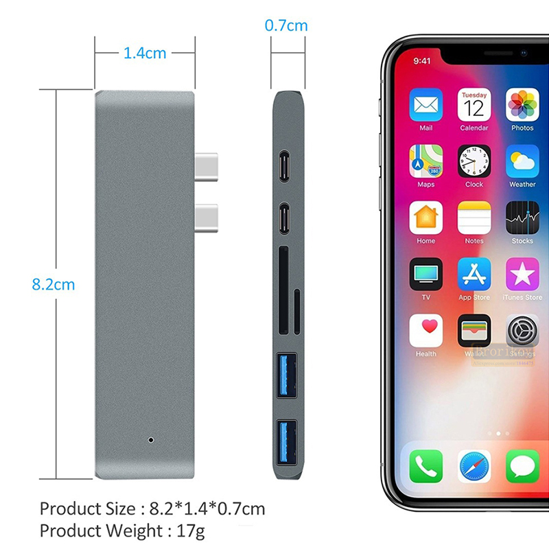 USB C Hub USB-C Duo 7-in-2 for - огляд і ціна Micro Sd Card
