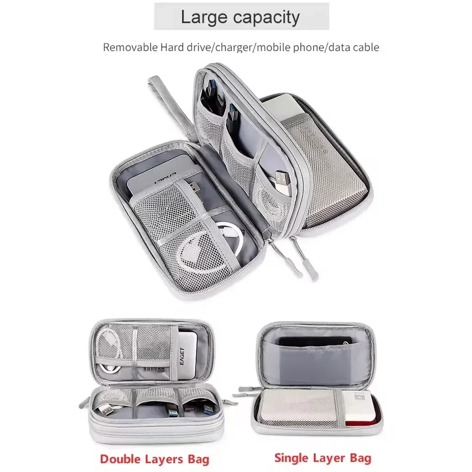 Travel Cable Bag Portable Digi - огляд і ціна Usb Data Cable