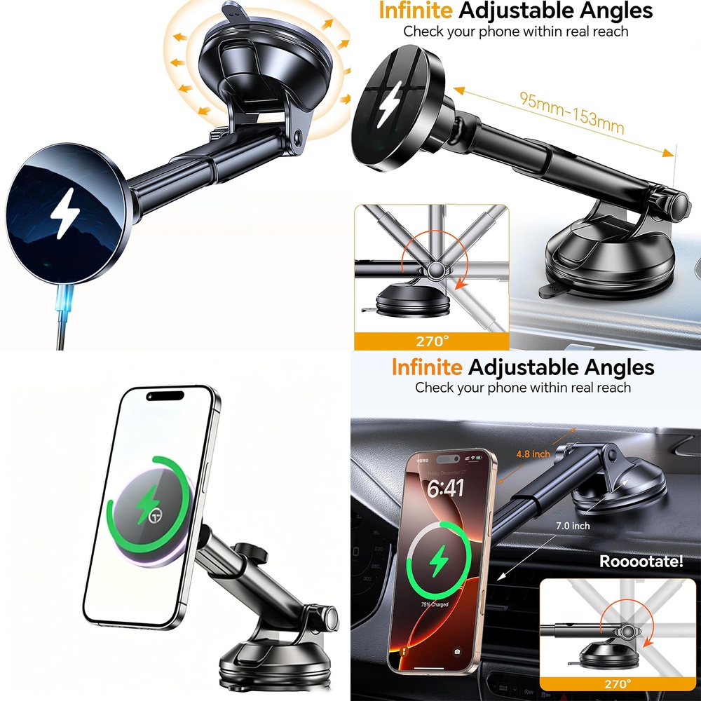New Wireless Car Charger Elect - огляд і ціна Phone Accessories Trending Products
