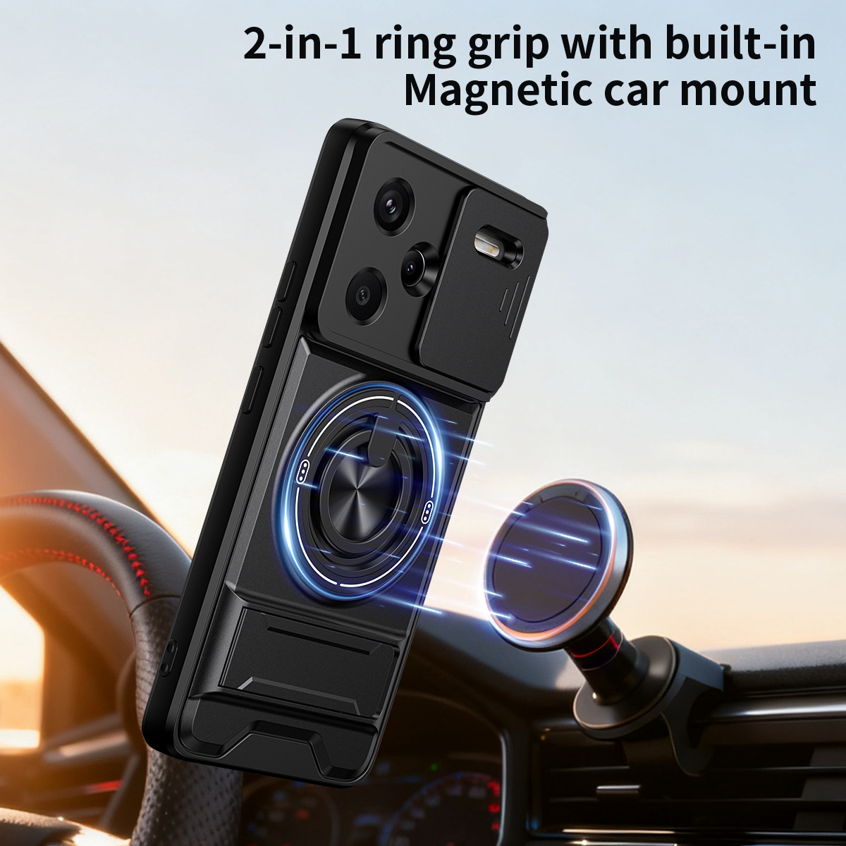 Lens Slide Camera Phone Case f - огляд і ціна Phone Ring Holder